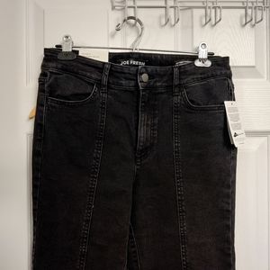 High waisted straight jeans